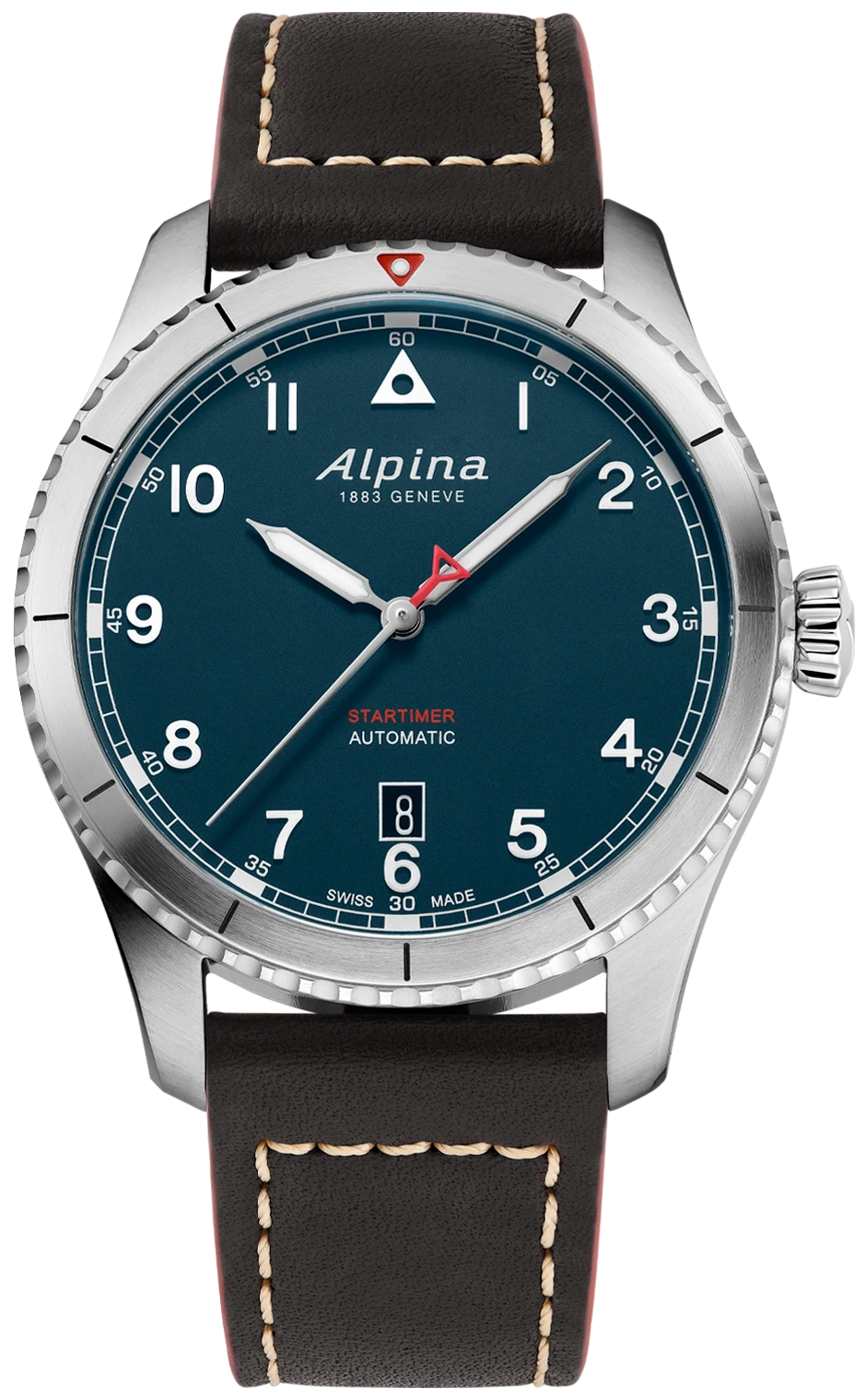 Alpina スタータイマー 自動巻き腕時計 Amazon.co.jp: Alpina スタータイマー パイロット 3針自動、アラビア